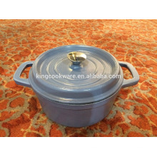 High Quality Stain Color Cast Iron Enamel Casserole